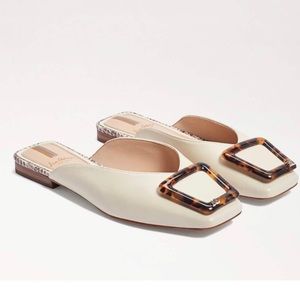 NWOB💥Sam Edelman Lavina Ivory Mules 8